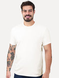 Camiseta King & Joe Premium Suedine Egípcio Logo Off White