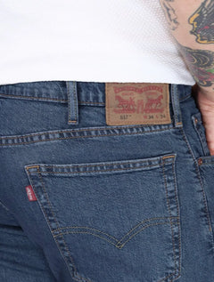 Calça Levis Jeans Masculina 517 Slim Bootcut Azul Médio