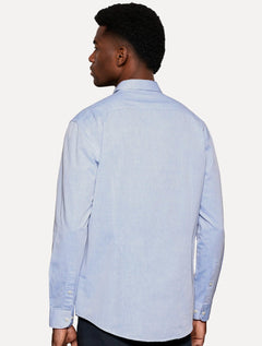 Camisa Aramis Masculina Slim Algodão Willis Azul Claro