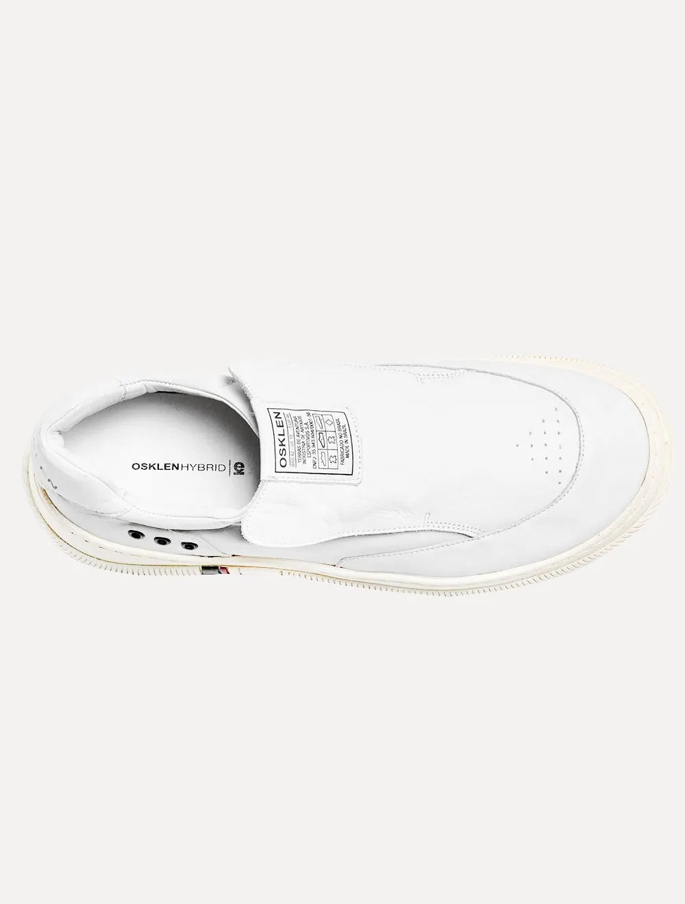 Tênis Osklen Masculino Slip On Hybrid Bare Branco