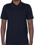 Polo Forum Masculina Muscle Piquet One Line Collar Azul Marinho