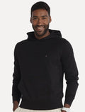 Moletom Tommy Hilfiger Masculino Flag Logo Hoody Preto
