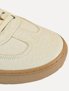 Tênis John John Masculino Lona Canvas Overlay Off-White