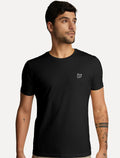 Camiseta King & Joe Masculina Basic Script Peito Preta