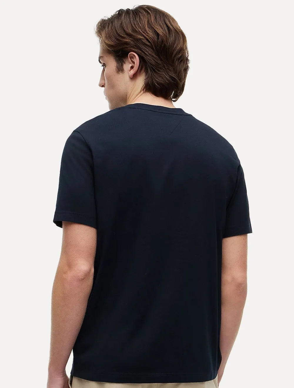 Camiseta Tommy Hilfiger Masculina Brand Love Signature Logo Azul Marinho