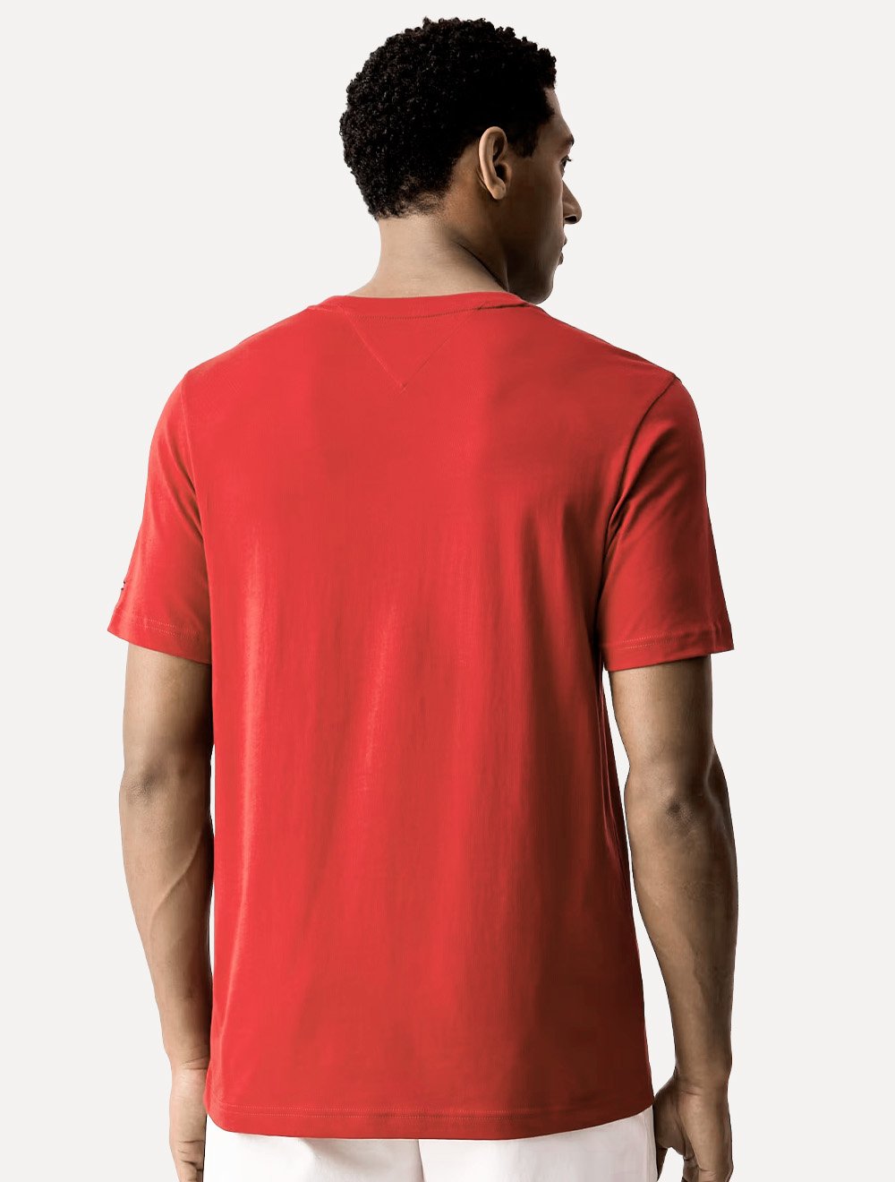 Camiseta Tommy Hilfiger Masculina Flag Small Box Vermelha