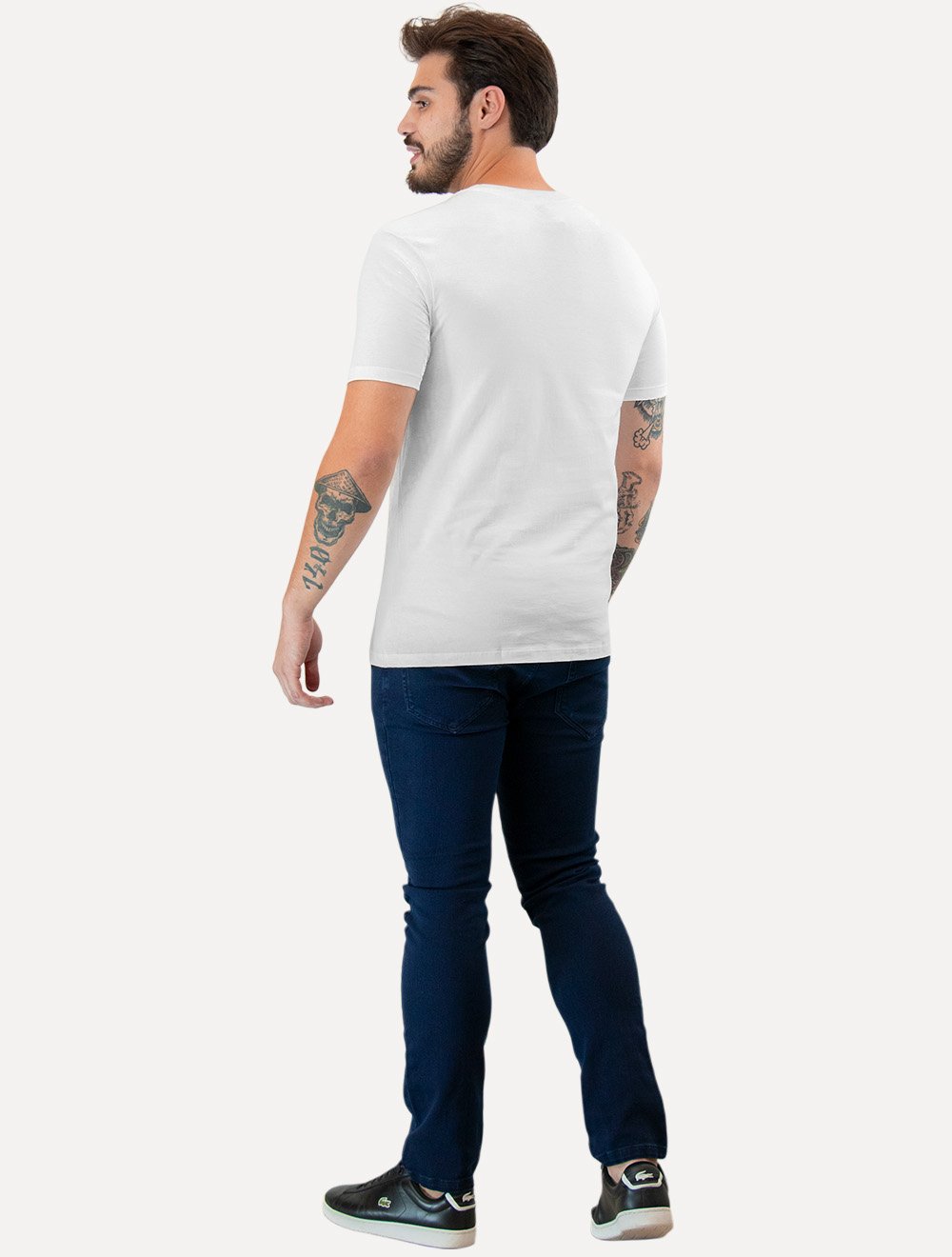 Camiseta John John Masculina Regular New Divided Branca