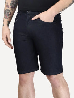 Bermuda Ellus Jeans Masculina First Blue Long Zetex Azul Escuro
