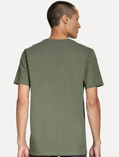 Camiseta Aramis Masculina Basic Lisa Mono Logo Verde Floresta