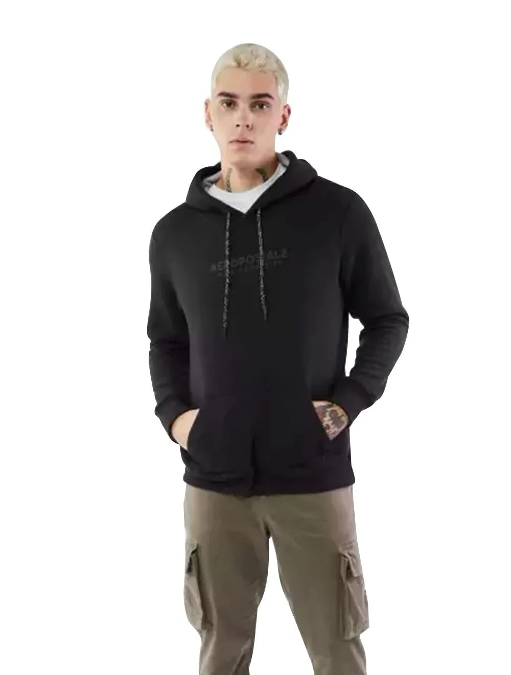 Moletom Aeropostale Masculino Hoodie Colors New York City Preto