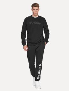 Moletom Columbia Masculino Crewneck Logo Fleece Preto