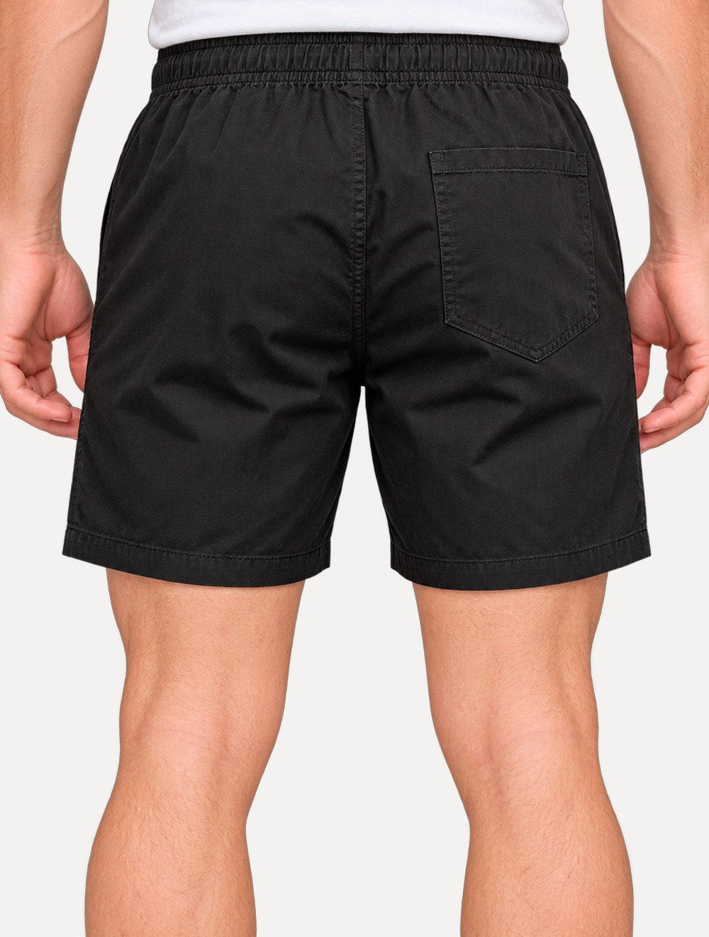 Short Calvin Klein Jeans Sarja Masculino Color Elastic Mini CK Logo Preto