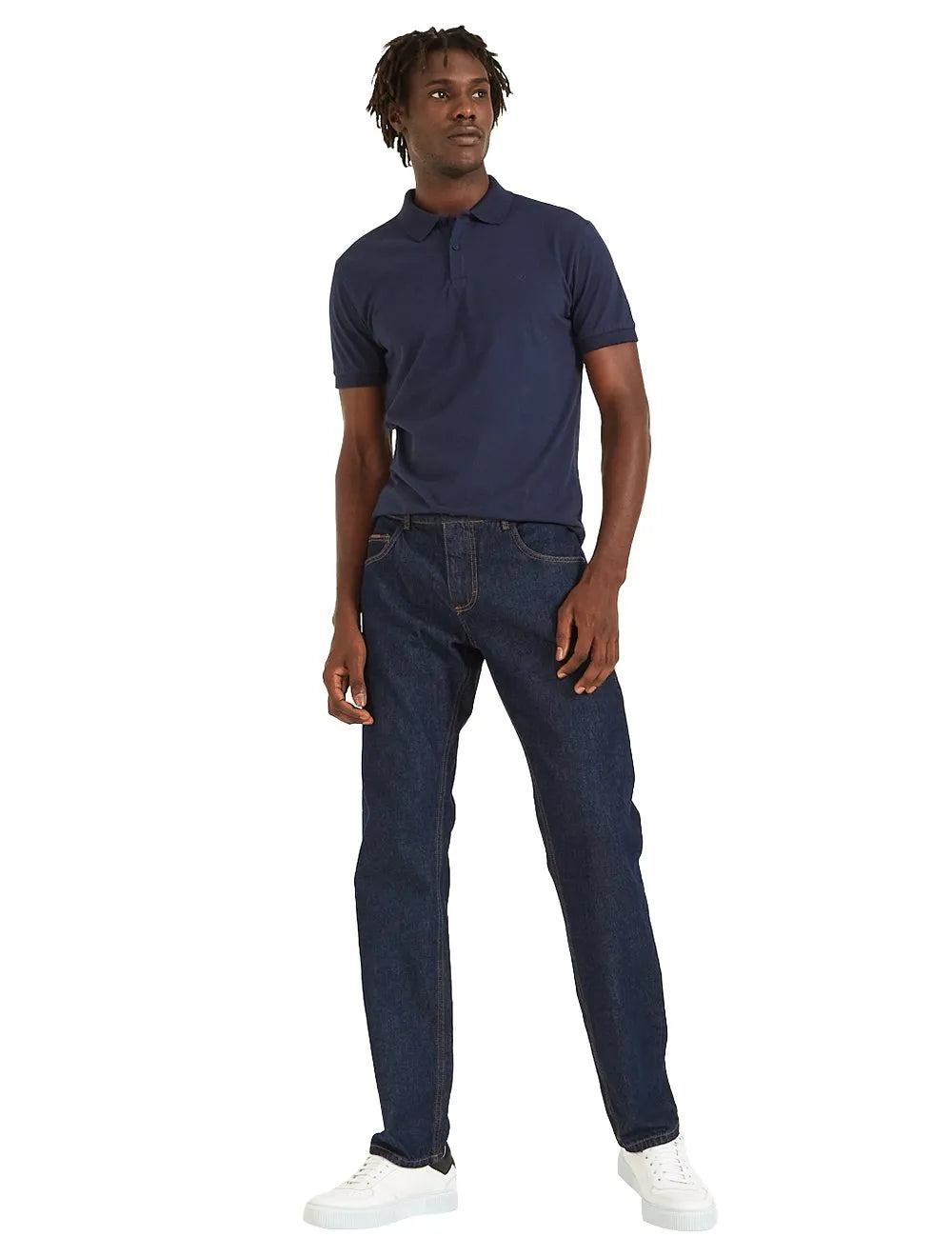 Polo Forum Masculina Malha Muscle Icon Chest Azul Marinho