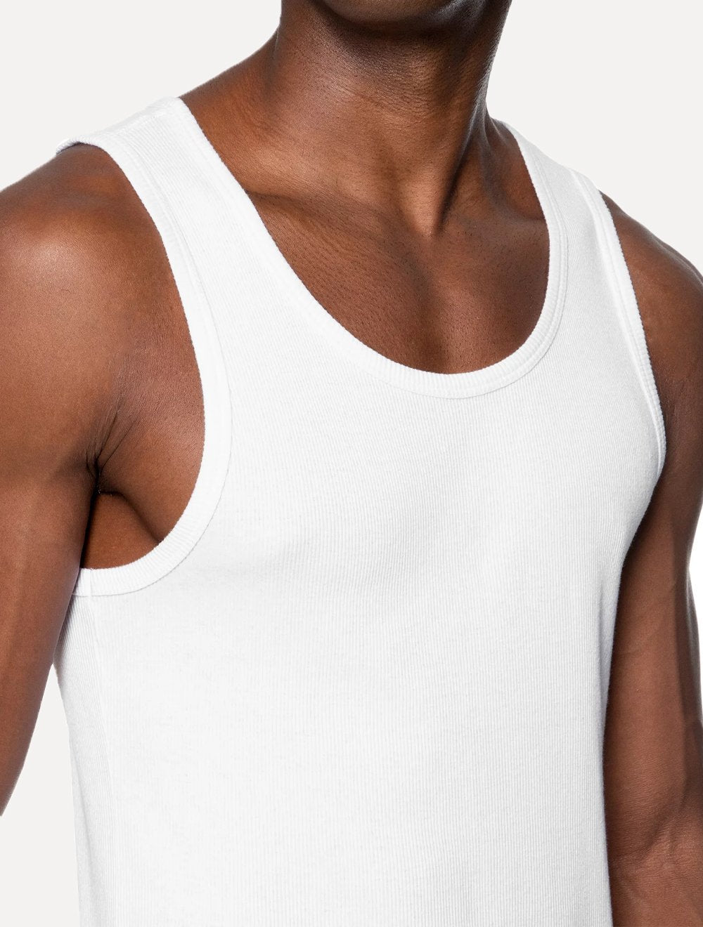 Regata Osklen Masculina Slim Rib Branca