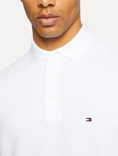 Polo Tommy Hilfiger Masculina Slim 1985 Branco