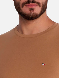 Camiseta Tommy Hilfiger Masculina Essential Cotton Cáqui