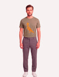 Camiseta Reserva Masculina Woodpecker Inner Tiles Cáqui Escuro
