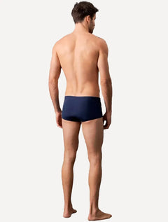 Sunga Calvin Klein Swimwear Dark Logo Lateral Pequeno Azul Marinho