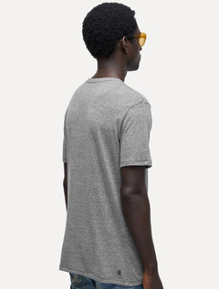Camiseta Osklen Masculina Slim Light E-basics II Cinza Mescla
