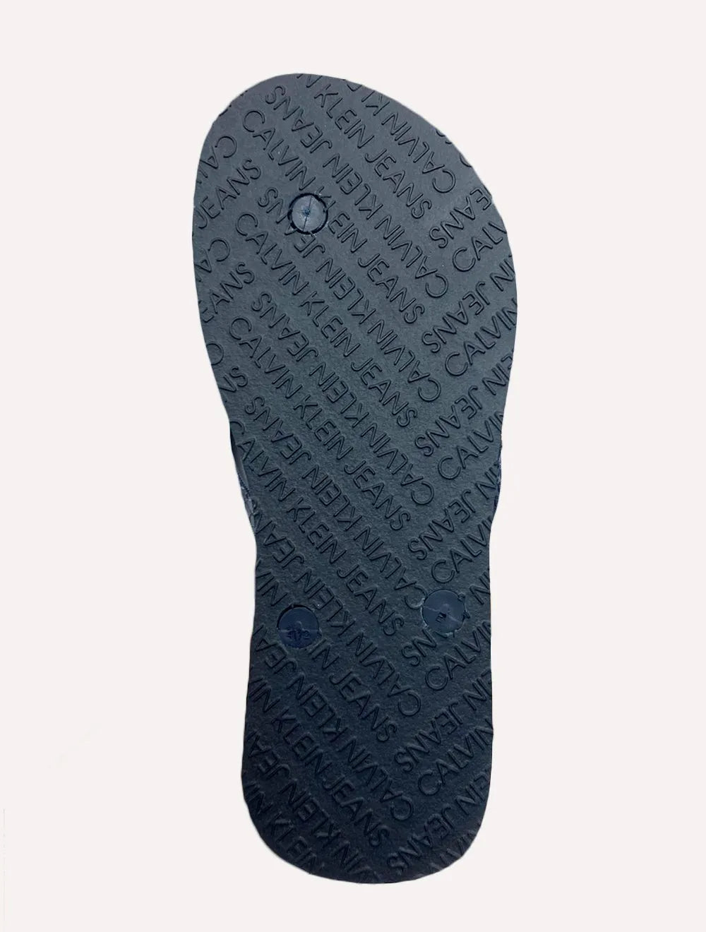 Chinelo Calvin Klein Jeans Logo Flow Azul Marinho