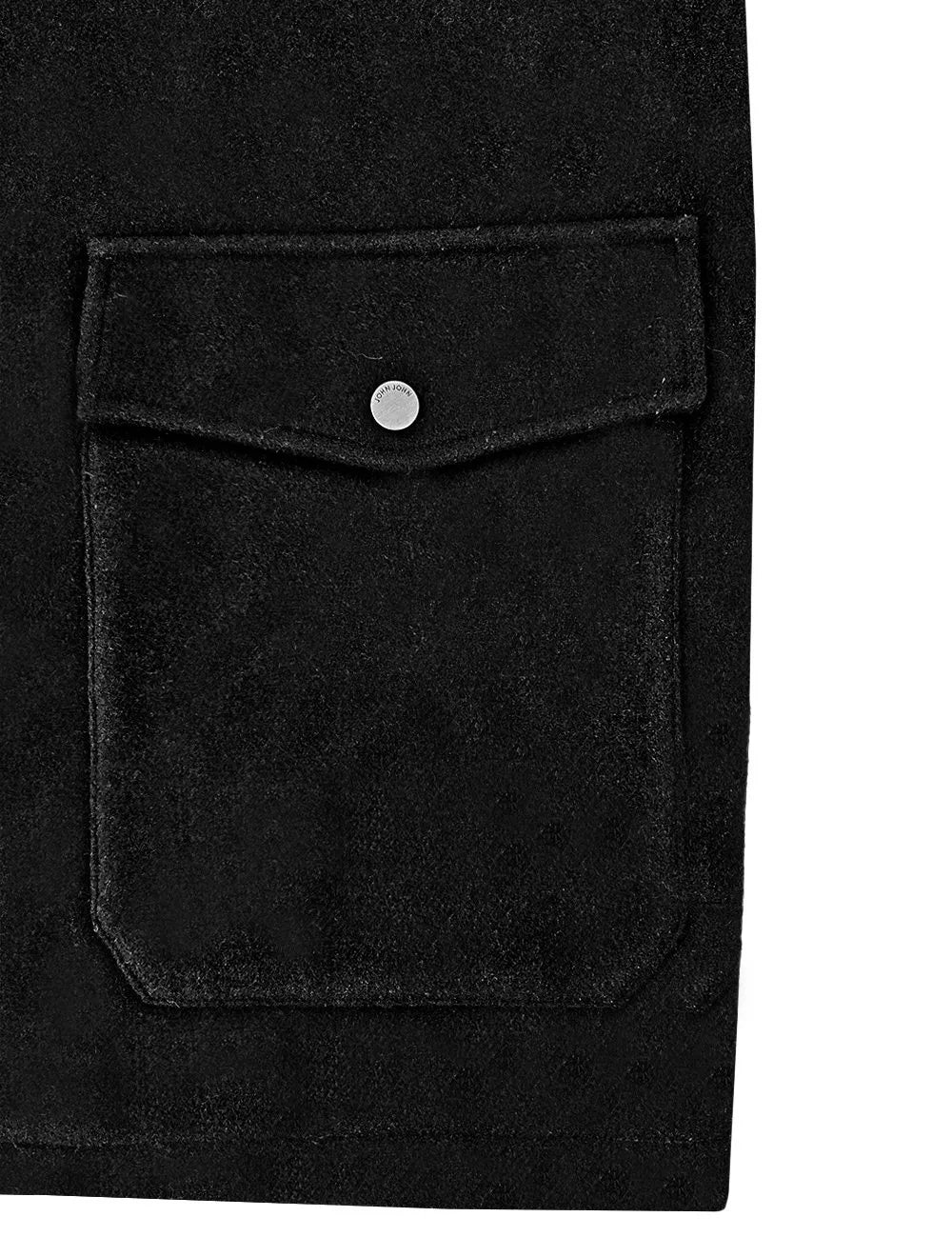 Jaqueta John John Masculina Hoodie Biker Mike Preta