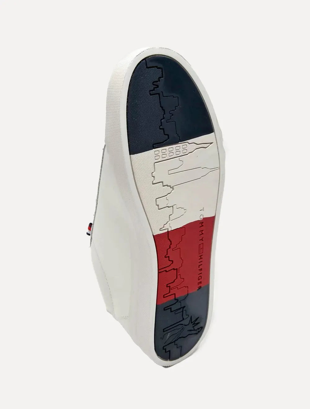 Tênis Tommy Hilfiger Masculino Couro Dino 9A White Branco