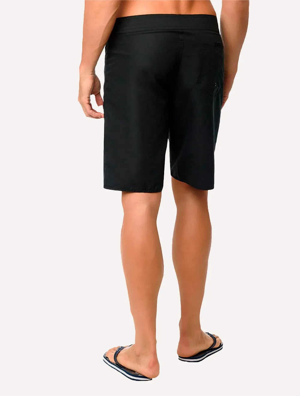 Bermuda Calvin Klein Swimwear Masculina D'Água Vertical New Logo Preta