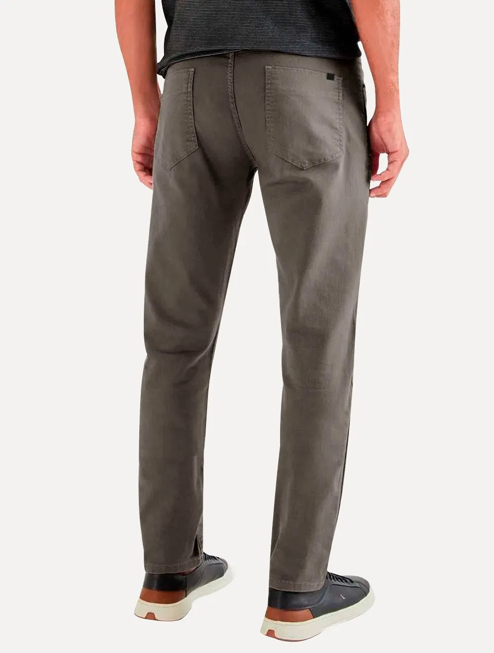Calça Reserva Jeans Masculina Skinny Color Five Pockets Fuligem Cinza Escuro
