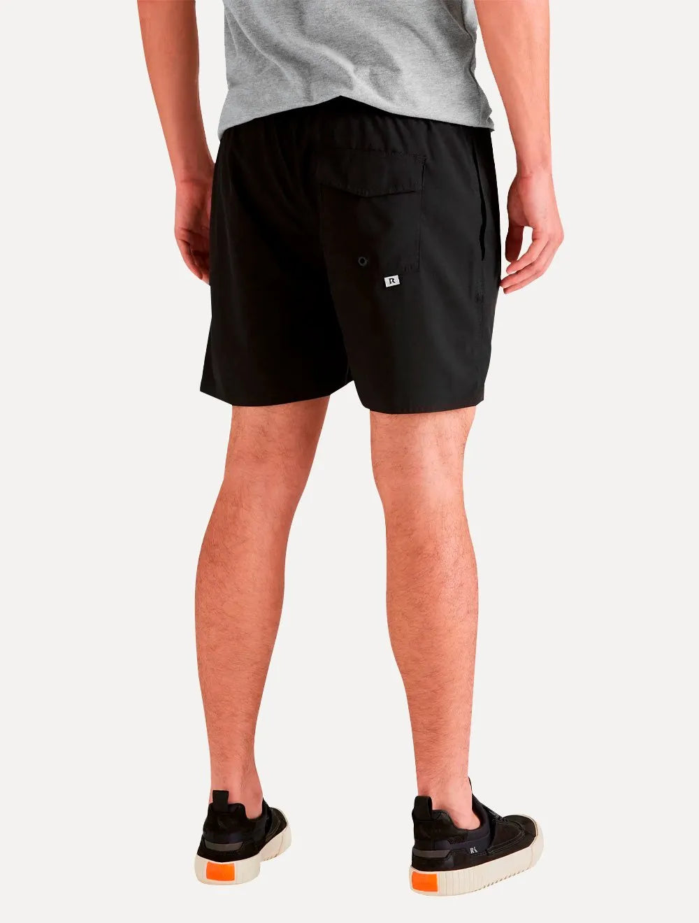 Short Reserva D'Água Beachwear Liso Bazar Preto