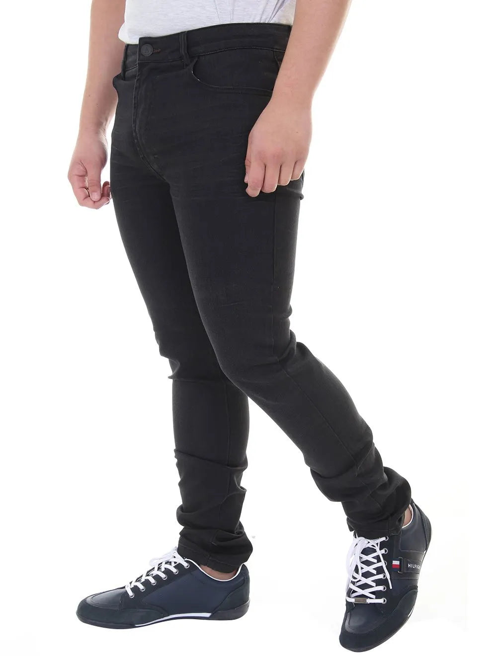 Calça VR Jeans Masculina Slim Storm Elastic Stoned Preta