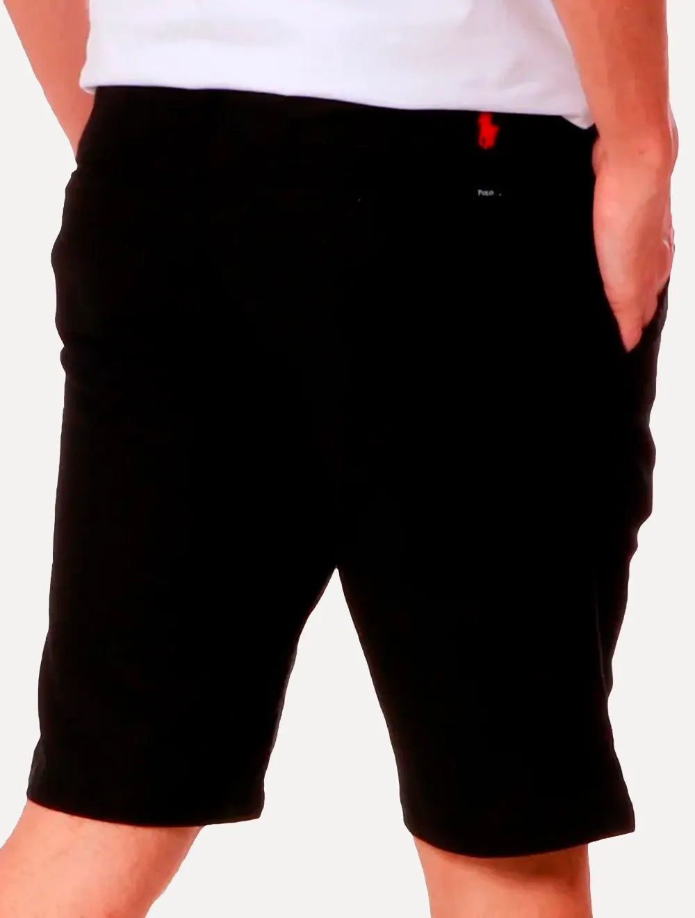 Bermuda Ralph Lauren Masculina Linho Red Icon Preta