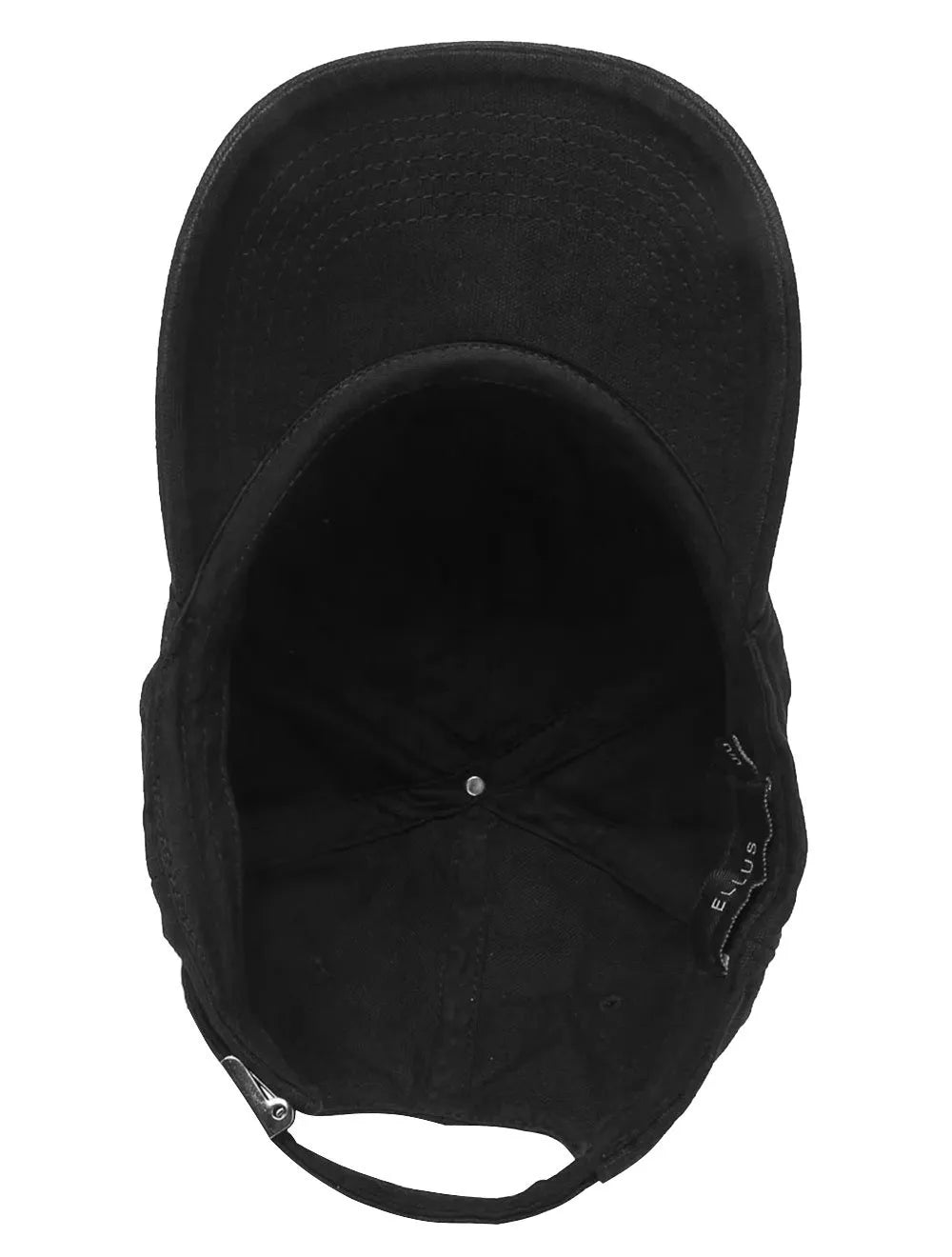 Boné Ellus Masculino Metal Tag Logo Preto