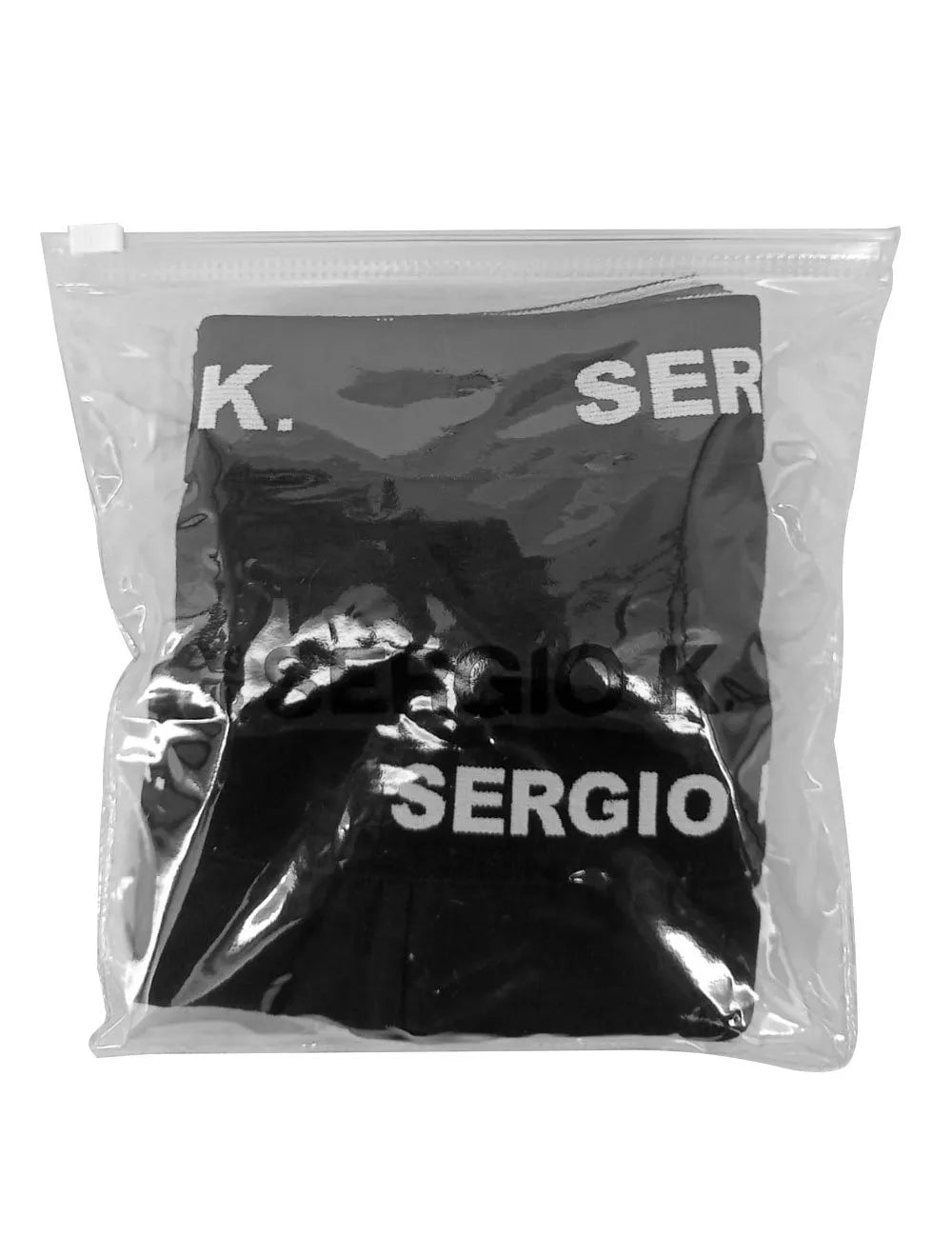 Cueca Sergio K Slip Preta Pack 2UN