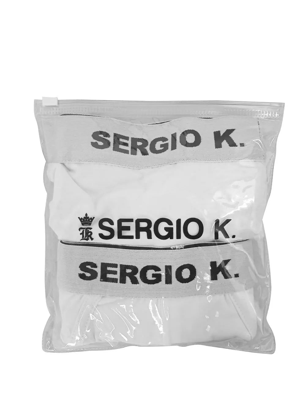 Cueca Sergio K Slip Branca Pack 2UN
