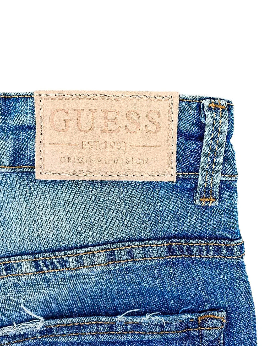 Bermuda Guess Jeans Masculina Cerzido Stone Clara
