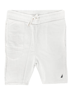 Bermuda Nautica Masculina Moletom Dark Sail Boat Off-White