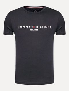 Camiseta Tommy Hilfiger Masculina Core Logo Tee Azul Marinho