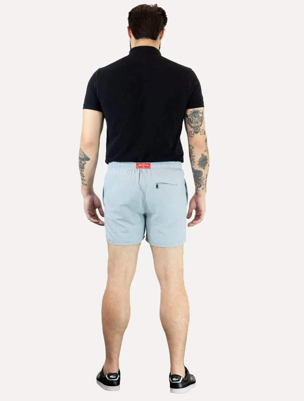 Short Reserva D'Água Beachwear Liso Premium Azul Celeste