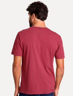 Camiseta John John Masculina Regular Fit Loft Vinho