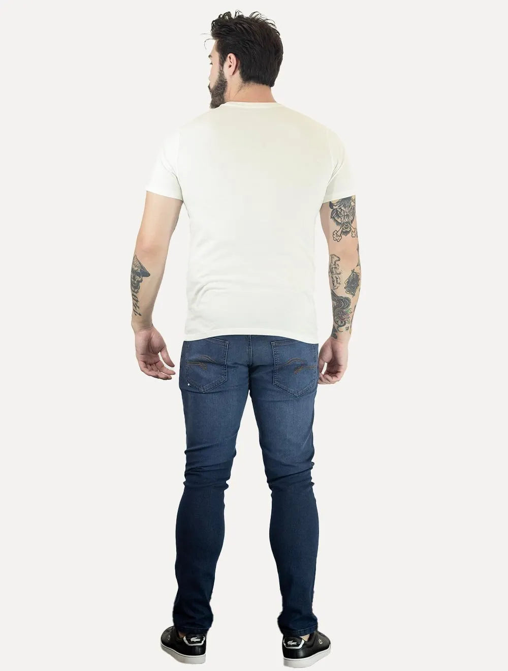 Camiseta Levis Classic SS Original Housemark Lines Off-White