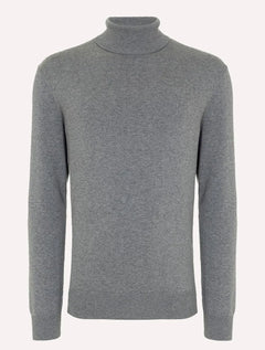 Blusa Dudalina Masculina Tricot Cacharel Cotton Cinza Mescla