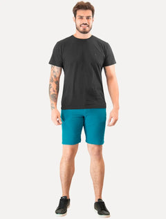 Bermuda Ralph Lauren Masculina Linho Navy Icon Azul Petróleo