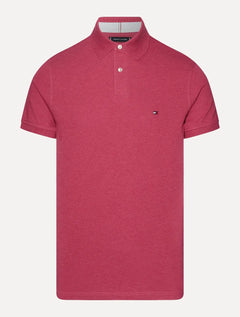 Polo Tommy Hilfiger Masculina Regular Piquet 1985 Rosa Mescla