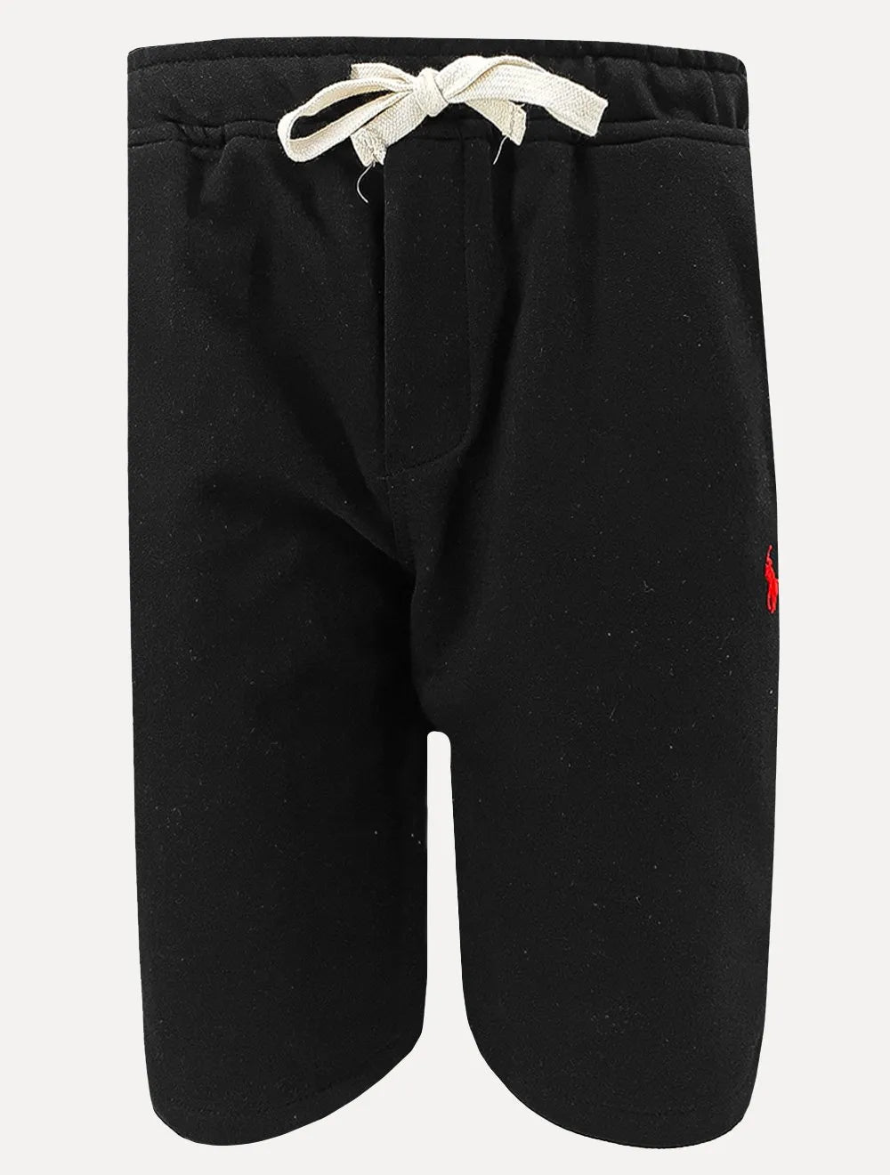 Bermuda Ralph Lauren Masculina Moletom Red Logo Preta