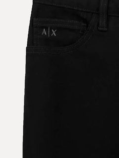 Calça Jeans Armani Exchange Masculina J14 Skinny Fit 5 Pockets Preta