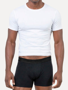 Cueca King & Joe Boxer Lisa Black Logo Preta Pack 2UN AC26701 00003