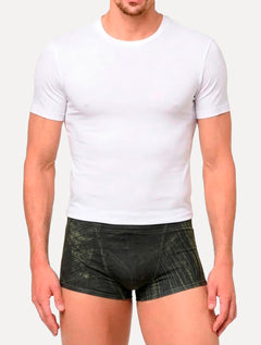 Sunga Calvin Klein Swimwear Folha Light Tag Verde Escuro
