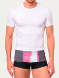 Sunga Calvin Klein Swimwear Noise Vertical Rosa Marrom