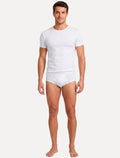 Cuecas Calvin Klein Brief Logo Branca Pack 3UN