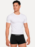 Cueca Lacoste Trunk Boxer Lettered Waist Preta 1UN